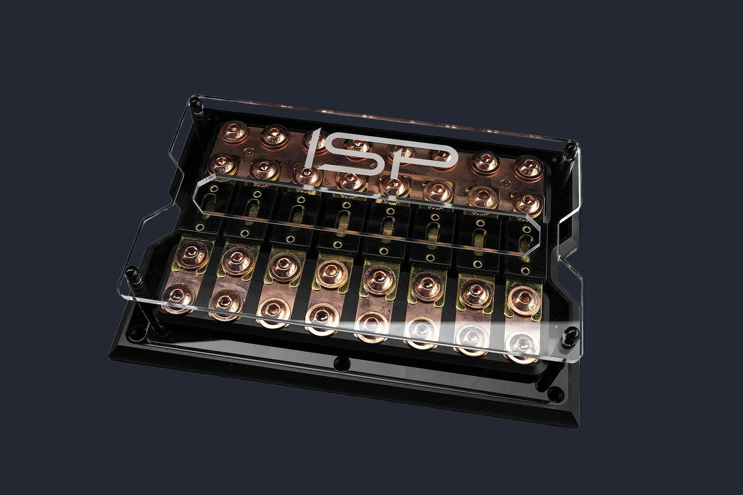 PowerCore FBA8x fusibiliera ANL 8 uscite in rame puro con lavorazione CNC - ISP Audio