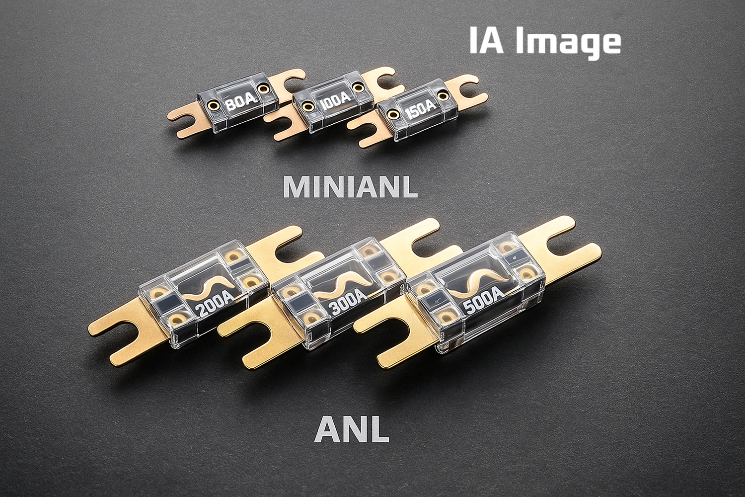 Confronto fusibili MiniANL e ANL per impianti car audio con portafusibili